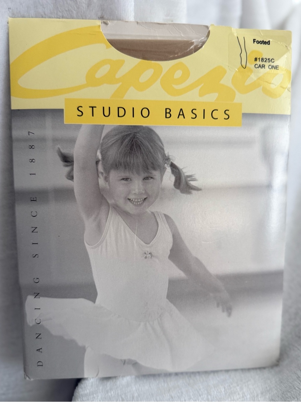 Capezio Studio Basics Caramel Footed  Tights for Kids- #1825C